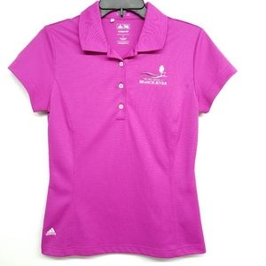 Adidas Climalite Fuschia Golf Polo